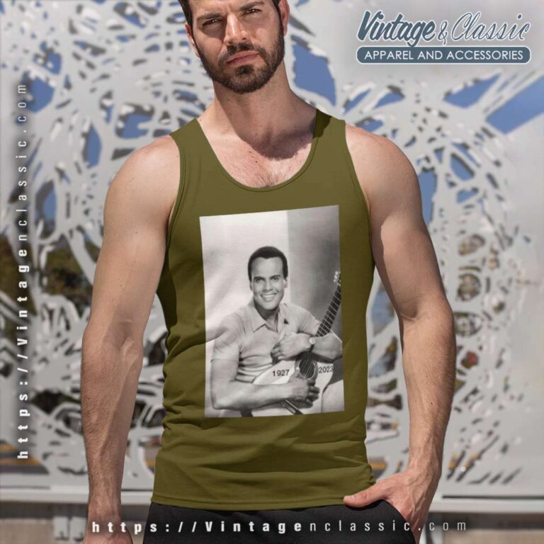 Official Harry Belafonte 1927 2023 Tank Top Racerback Official Harry Belafonte 1927 2023 Tank Top Racerback