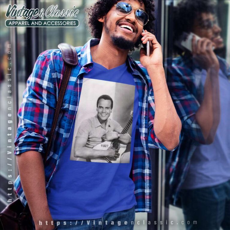 Official Harry Belafonte 1927 2023 V Neck TShirt Official Harry Belafonte 1927 2023 V Neck TShirt