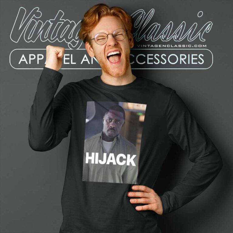 Official Hijack British Thriller Long Sleeve Tee Official Hijack British Thriller Long Sleeve Tee