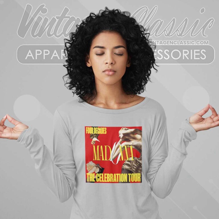Official Madonna The Celebration Tour Long Sleeve Tee Official Madonna The Celebration Tour Long Sleeve Tee
