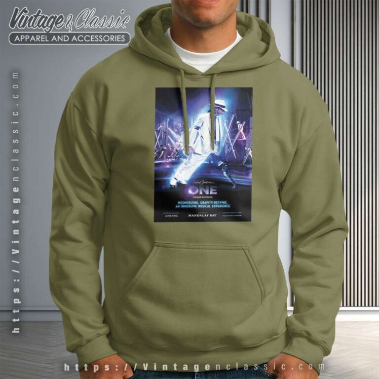 Official Michael Jackson One Poster Hoodie Official Michael Jackson One Poster Hoodie