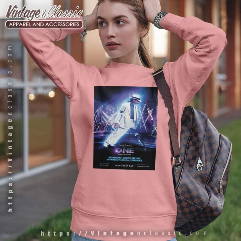 Official Michael Jackson One Poster Sweatshirt Official Michael Jackson One Poster Sweatshirt