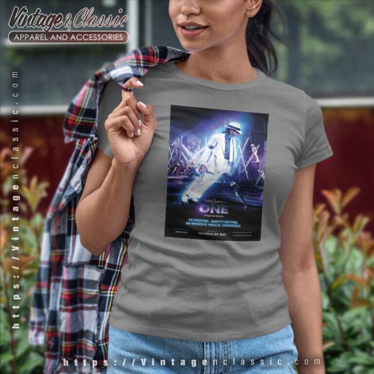 Official Michael Jackson One Poster Women TShirt Official Michael Jackson One Poster Women TShirt