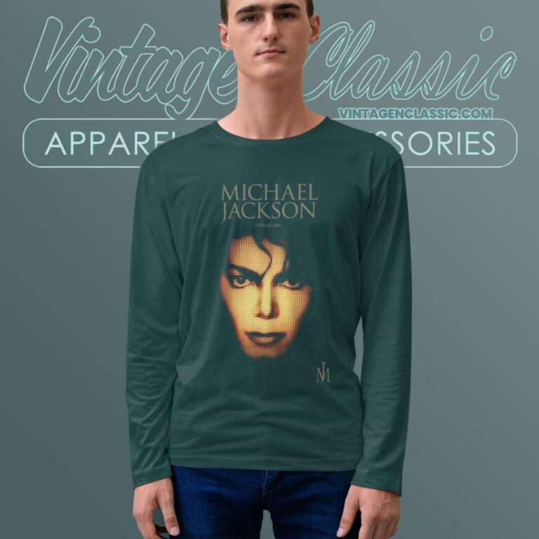 Official Mj Michael Jackson Poster 2023 Long Sleeve Tee Official Mj Michael Jackson Poster 2023 Long Sleeve Tee