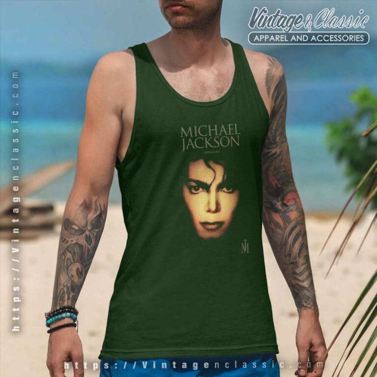 Official Mj Michael Jackson Poster 2023 Tank Top Racerback Official Mj Michael Jackson Poster 2023 Tank Top Racerback