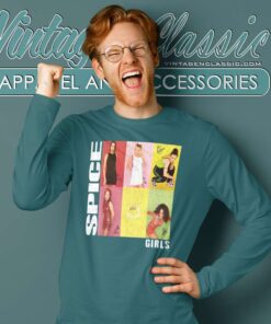 Official Spice Girls Photo Signatures Long Sleeve Tee