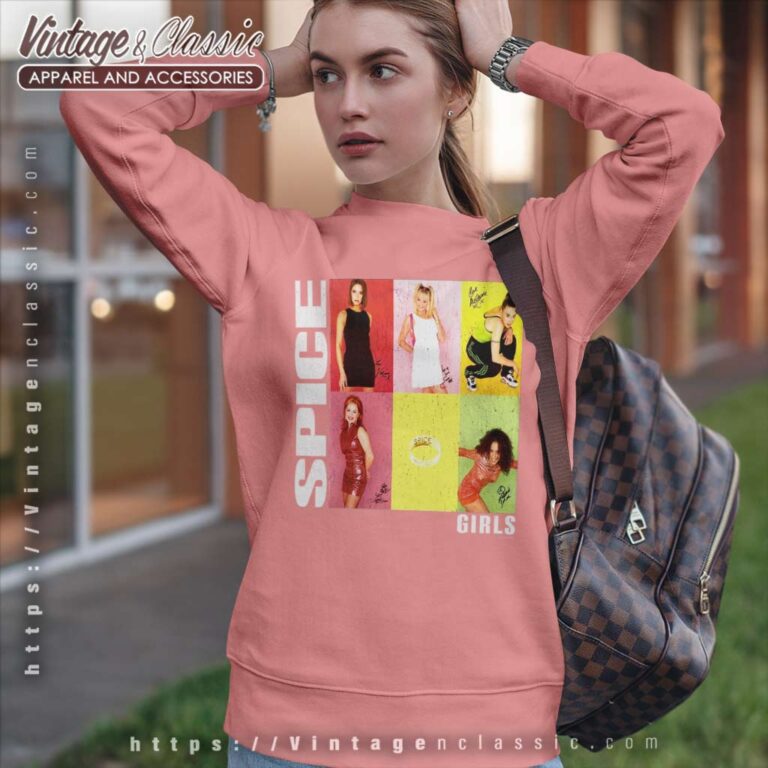 Official Spice Girls Photo Signatures Sweatshirt Official Spice Girls Photo Signatures Sweatshirt