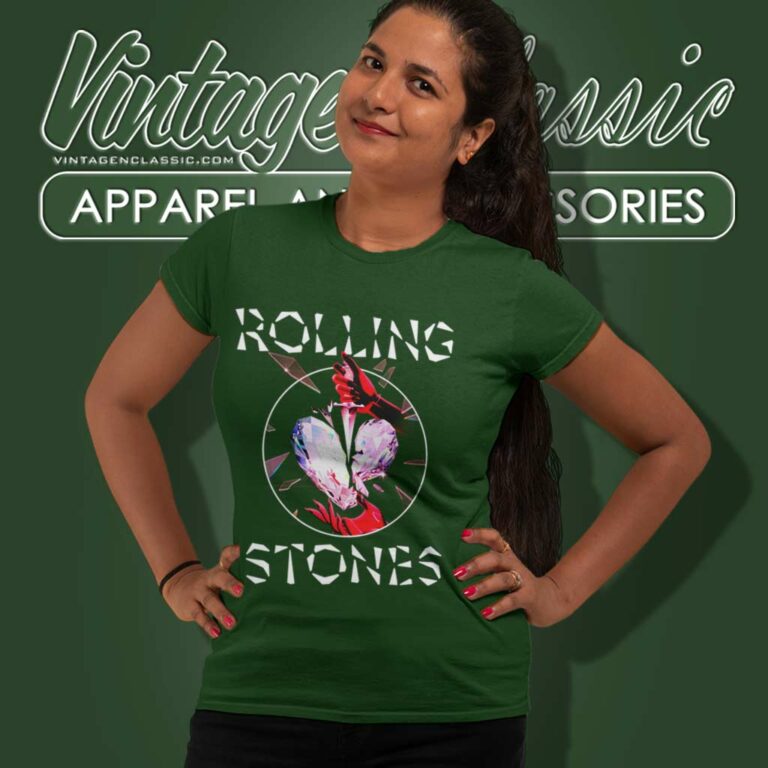 Official The Rolling Stones Prism Heart Women TShirt 1 Official The Rolling Stones Prism Heart Women TShirt 1