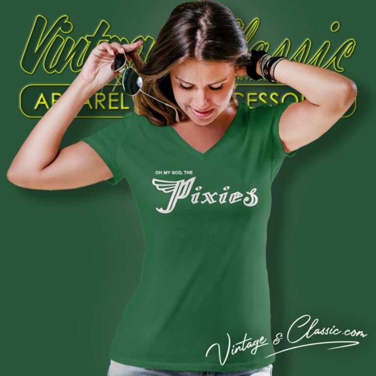 Oh My God The Pixies V Neck TShirt Oh My God The Pixies V Neck TShirt