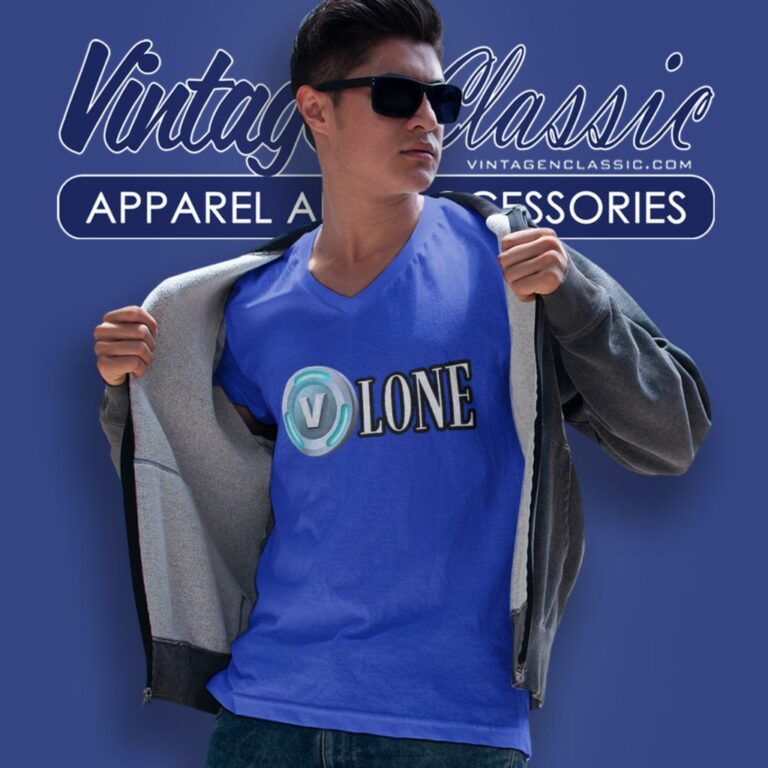 Ohfold Vbucks Vlone V Neck TShirt Ohfold Vbucks Vlone V Neck TShirt