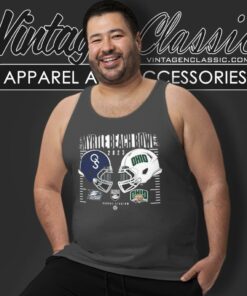 Ohio Bobcats And Georgia Southern Eagles 2023 Myrtle Beach Bowl Shirt 4 Ohio Bobcats And Georgia Southern Eagles 2023 Myrtle Beach Bowl Tank Top Racerback