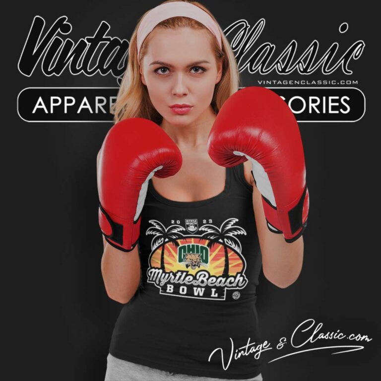 Ohio Bobcats Logo Myrtle Beach Bowl Tank Top Racerback Ohio Bobcats Logo Myrtle Beach Bowl Tank Top Racerback