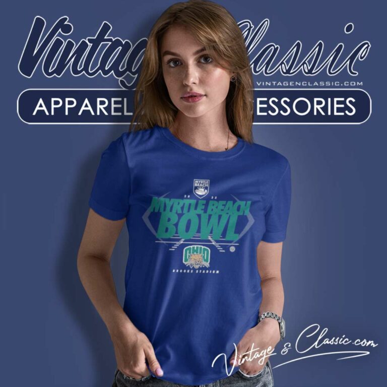 Ohio Bobcats Myrtle Beach Bowl Brooks Stadium Women TShirt Ohio Bobcats Myrtle Beach Bowl Brooks Stadium Women TShirt
