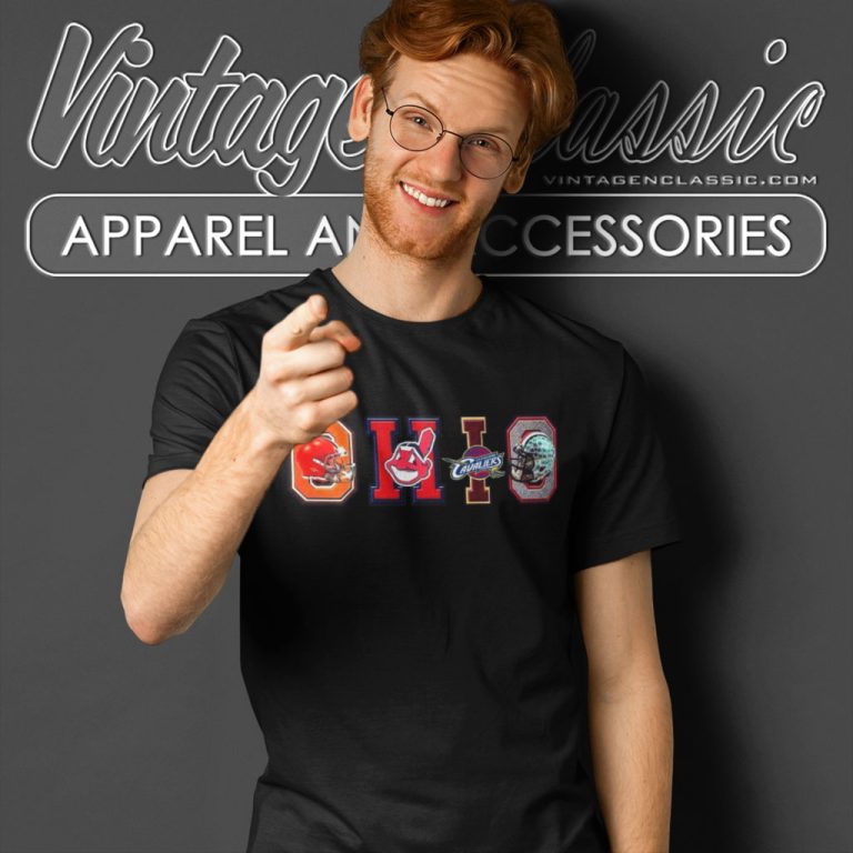 Ohio Sport Teams Cleveland Browns And Cleveland Indians And Cleveland Cavaliers T Shirt Ohio Sport Teams Cleveland Browns And Cleveland Indians And Cleveland Cavaliers T Shirt