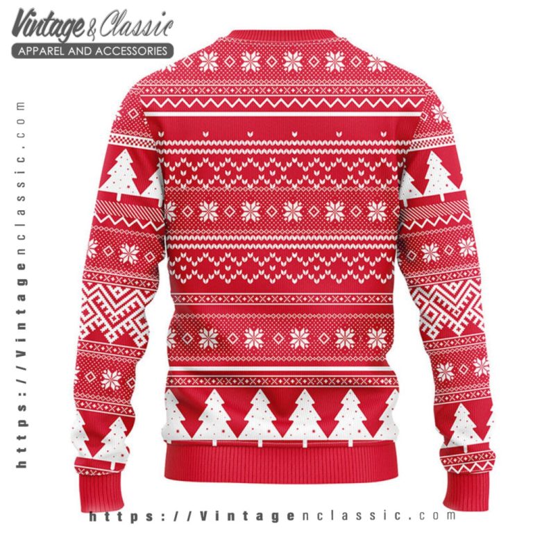 Ohio State Buckeyes Skull Ugly Christmas Sweater back Ugly Sweater Ohio State Buckeyes Skull Ugly Christmas Sweater back Ugly Sweater