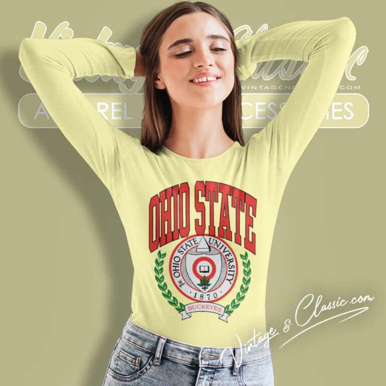 Ohio State University 1870 Buckeyes Long Sleeve Tee Ohio State University 1870 Buckeyes Long Sleeve Tee