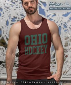 Ohio University Bobcats Hockey Tank Top Racerback