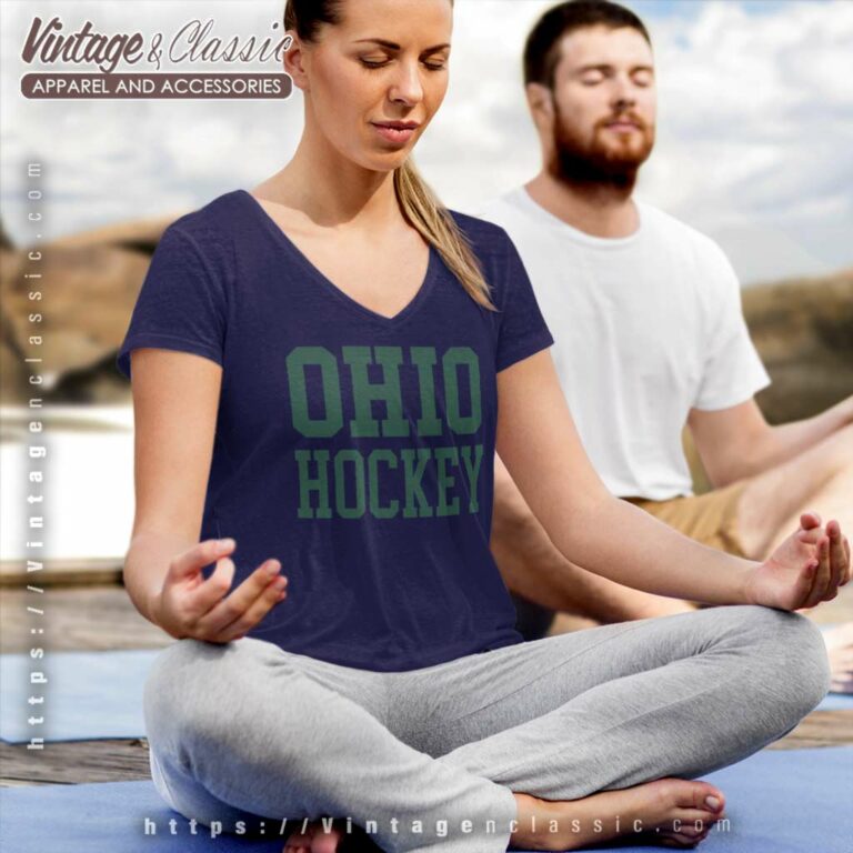 Ohio University Bobcats Hockey V Neck TShirt Ohio University Bobcats Hockey V Neck TShirt