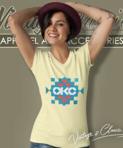 Okc Native American Heritage V Neck TShirt