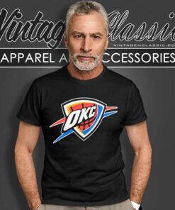 Okc Thunder Logo Basic T Shirt