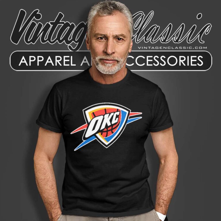 Okc Thunder Logo Basic T Shirt Okc Thunder Logo Basic T Shirt
