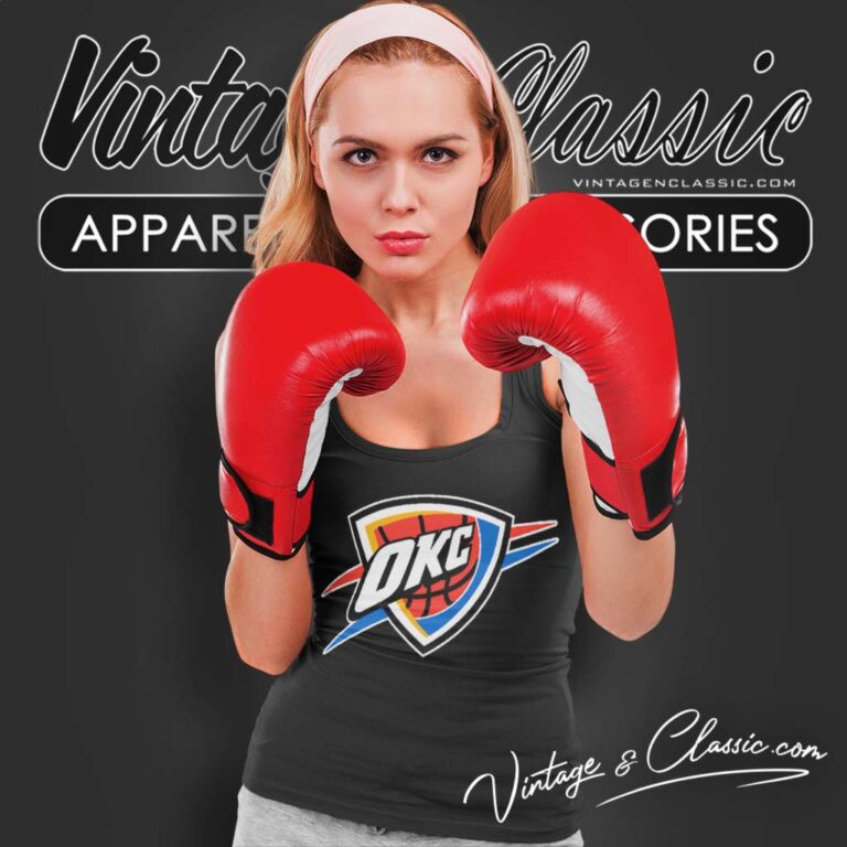 Okc Thunder Logo Basic Tank Top Racerback Okc Thunder Logo Basic Tank Top Racerback