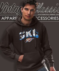 Okc Thunder Outerstuff Wordmark Hoodie