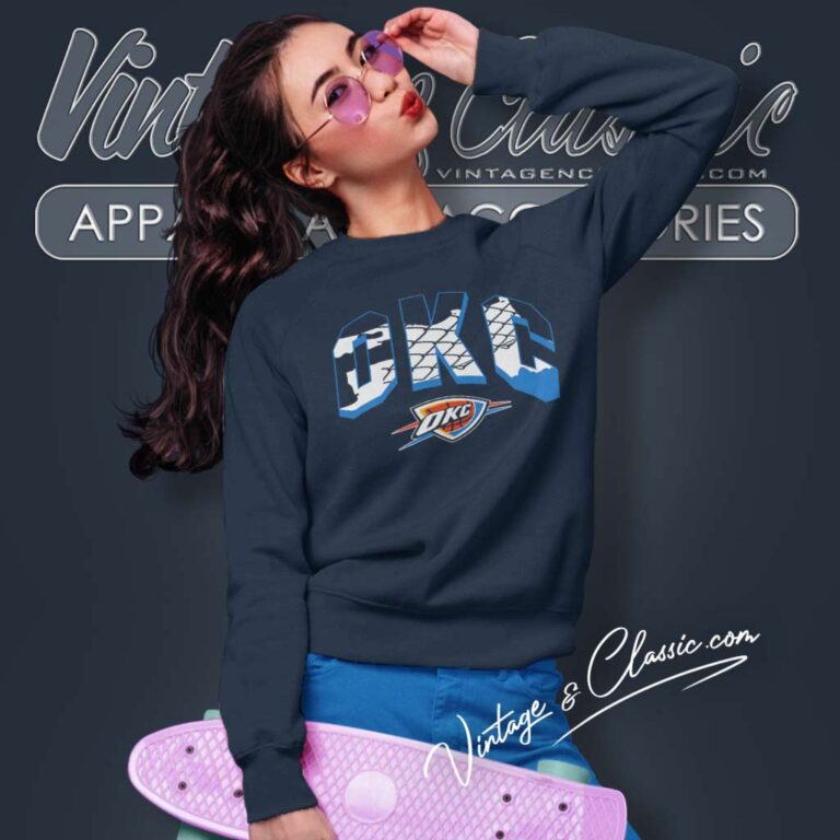 Okc Thunder Outerstuff Wordmark Sweatshirt Okc Thunder Outerstuff Wordmark Sweatshirt