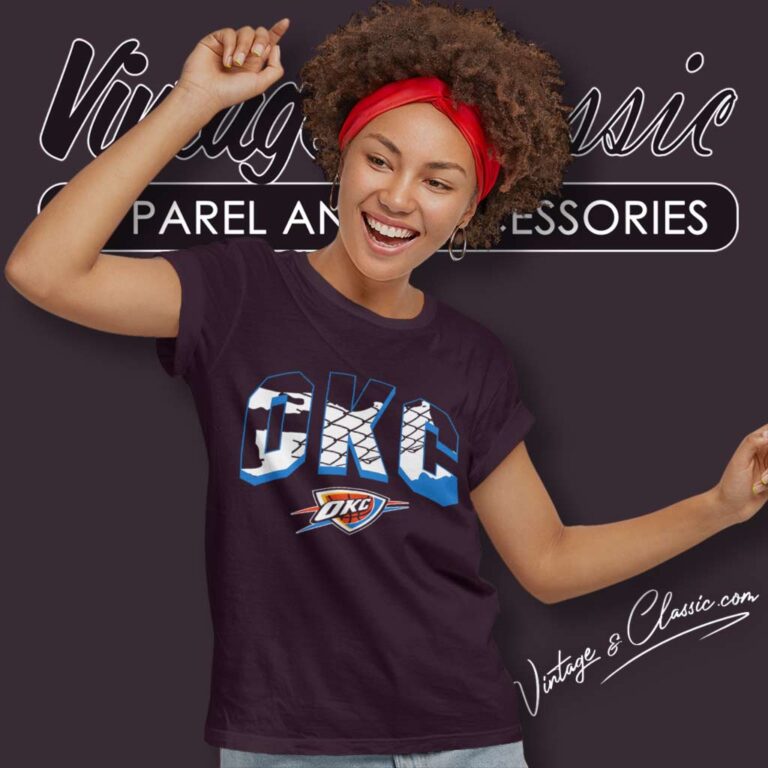 Okc Thunder Outerstuff Wordmark Women TShirt Okc Thunder Outerstuff Wordmark Women TShirt