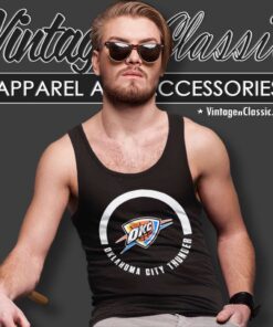 Okc Thunder Under Bridge Tank Top Racerback