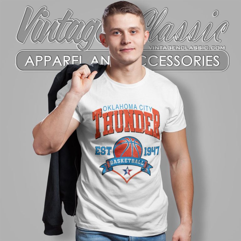 Oklahoma City Thunder Basketball Est 1947 T Shirt Oklahoma City Thunder Basketball Est 1947 T Shirt