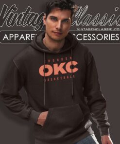 Oklahoma City Thunder Basketball Logo Hoodie