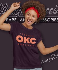 Oklahoma City Thunder Basketball Logo Women TShirt