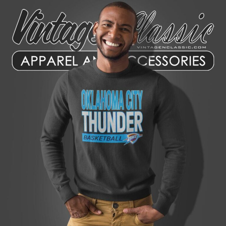 Oklahoma City Thunder Basketball Sweatshirt Oklahoma City Thunder Basketball Sweatshirt