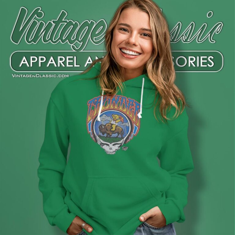 Oklahoma City Thunder Grateful Dead Skull Hoodie Oklahoma City Thunder Grateful Dead Skull Hoodie