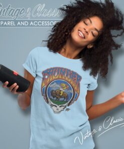 Oklahoma City Thunder Grateful Dead Skull Women T Shirt