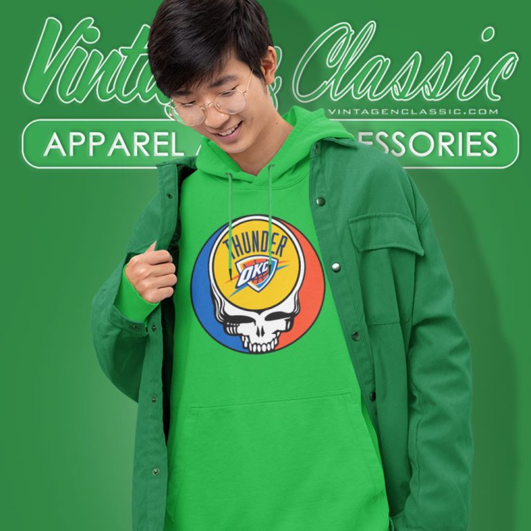 Oklahoma City Thunder Grateful Dead Steal Your Face Hoodie Oklahoma City Thunder Grateful Dead Steal Your Face Hoodie