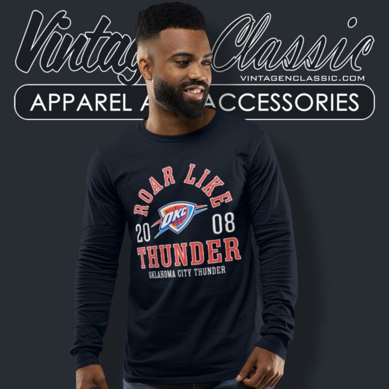Oklahoma City Thunder Roar Like 2008 Long Sleeve Tee Oklahoma City Thunder Roar Like 2008 Long Sleeve Tee