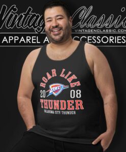 Oklahoma City Thunder Roar Like 2008 Tank Top Racerback