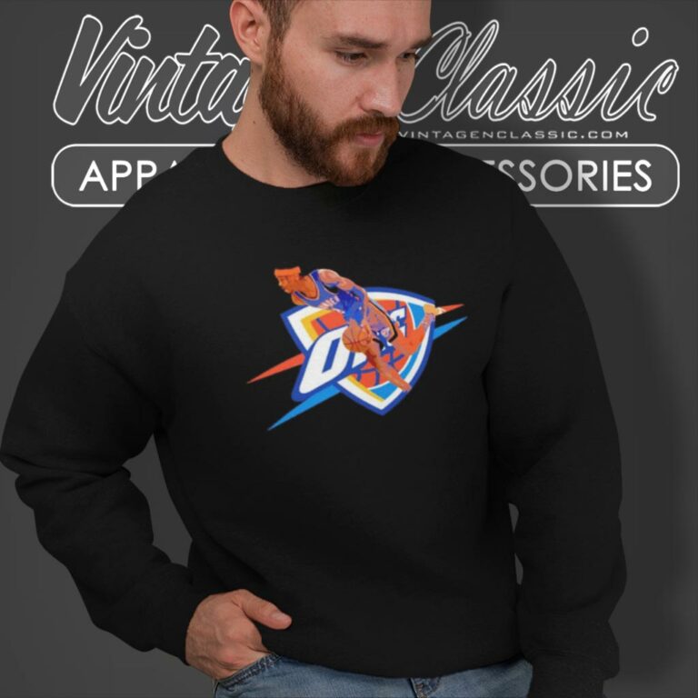 Oklahoma City Thunder Shai Gilgeous Alexander Sweatshirt Oklahoma City Thunder Shai Gilgeous Alexander Sweatshirt