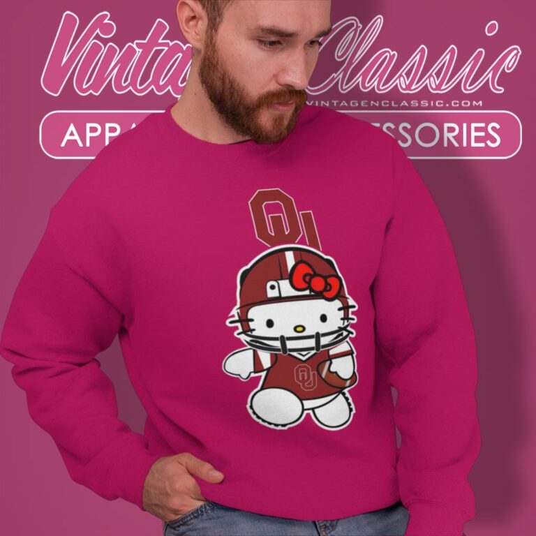 Oklahoma Sooners Hello Kitty Sweatshirt Oklahoma Sooners Hello Kitty Sweatshirt