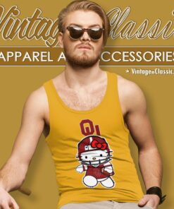 Oklahoma Sooners Hello Kitty Tank Top Racerback