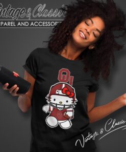 Oklahoma Sooners Hello Kitty Women T Shirt
