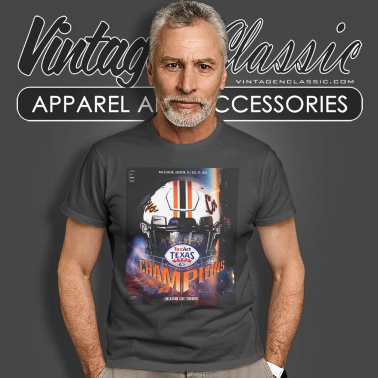 Oklahoma State Cowboy Football Win The 2023 Taxact Texas Bowl Champions Ncaa College Football T Shirt Oklahoma State Cowboy Football Win The 2023 Taxact Texas Bowl Champions Ncaa College Football T Shirt