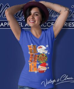 Oklahoma State Cowboys Ho Ho Ho Christmas Shirt 5 Oklahoma State Cowboys Ho Ho Ho Christmas V Neck TShirt