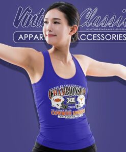 Oklahoma State Cowboys Vs Texas Longhorns 2023 Big 12 Conference Championship Tank Top Racerback