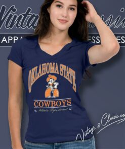 Oklahoma State University Cowboys V Neck TShirt
