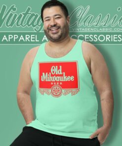 Old Milwaukee Beer Logo Shirt Joseph Schlitz Brewing Company Tank Top Racerback
