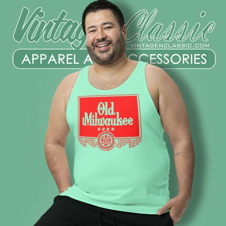 Old Milwaukee Beer Logo Shirt Joseph Schlitz Brewing Company Tank Top Racerback Old Milwaukee Beer Logo Shirt Joseph Schlitz Brewing Company Tank Top Racerback