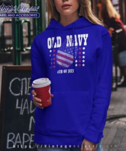 Old Navy 4th Of July Fingerprint Hoodie